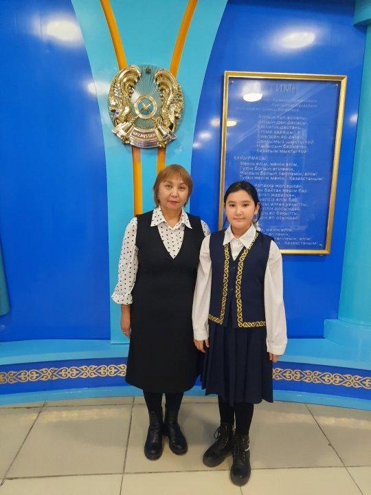 Республикалық «Зерде» 2-7 сынып оқушылары арасында зерттеу жобалары мен шығармашылық жұмыстар конкурсының қалалық кезеңінен  Этномәдениеттану секциясы бойынша 6 сынып оқушысы  Рахманғали Айханша І орын иеленді.  Ғылыми жетекшісі: Абеуханова А. А.