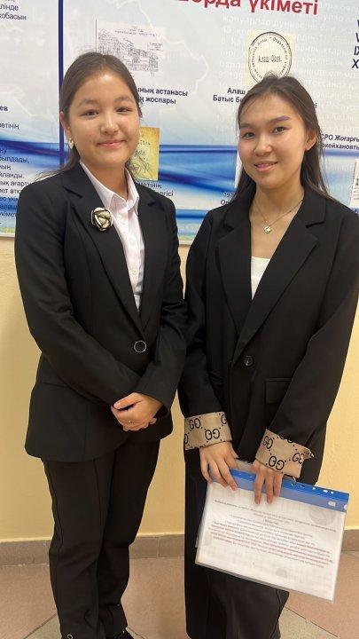2024 жылы 24 қазан күні  Жалпы білім беретін пәндер бойынша Республикалық ғылыми жобалар конкурсының қалалық кезеңінде 10 сынып СЕРІКҚАЗЫ ІҢКӘР, АРЫСТАНБЕКОВА АРУЖАН «Қолданбалы математика» секциясы бойынша жүлделі І орын иеленді.