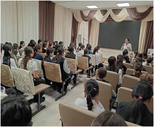 Тақырып:«Артық болмас білгенің»  қыздармен кездесу, мамандар кеңесі