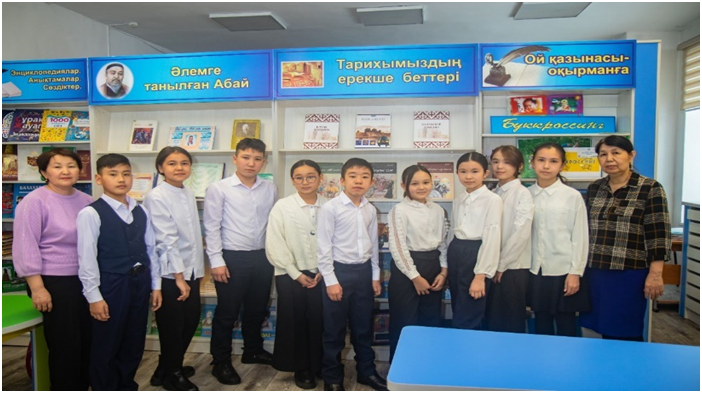 Кітапхана-мектептегі білім мен ғылым ордасы