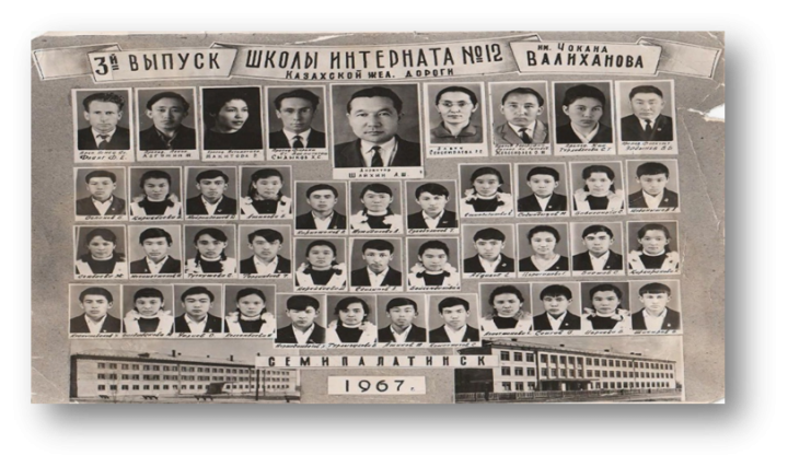 1966-1967 оқу жылының түлектері